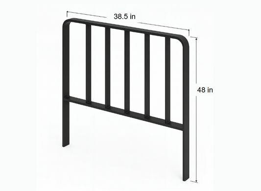 504242751 Load Backrest 38.5"W x 48"H Face Mount